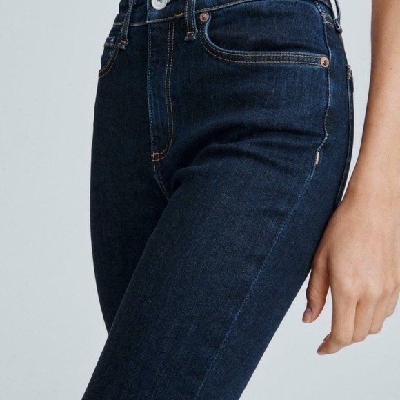 Rag & Bone Blue Nina High Rise Skinny Jeans - Picture 2 of 11